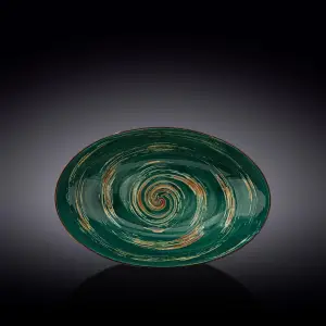Green Oval Bowl 30 x 19.5 x 7 cm