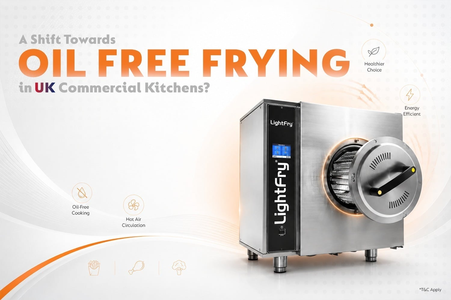 Oil-Free Frying Solutions and Commercial Air Fryers for UK Hospitality Kitchens